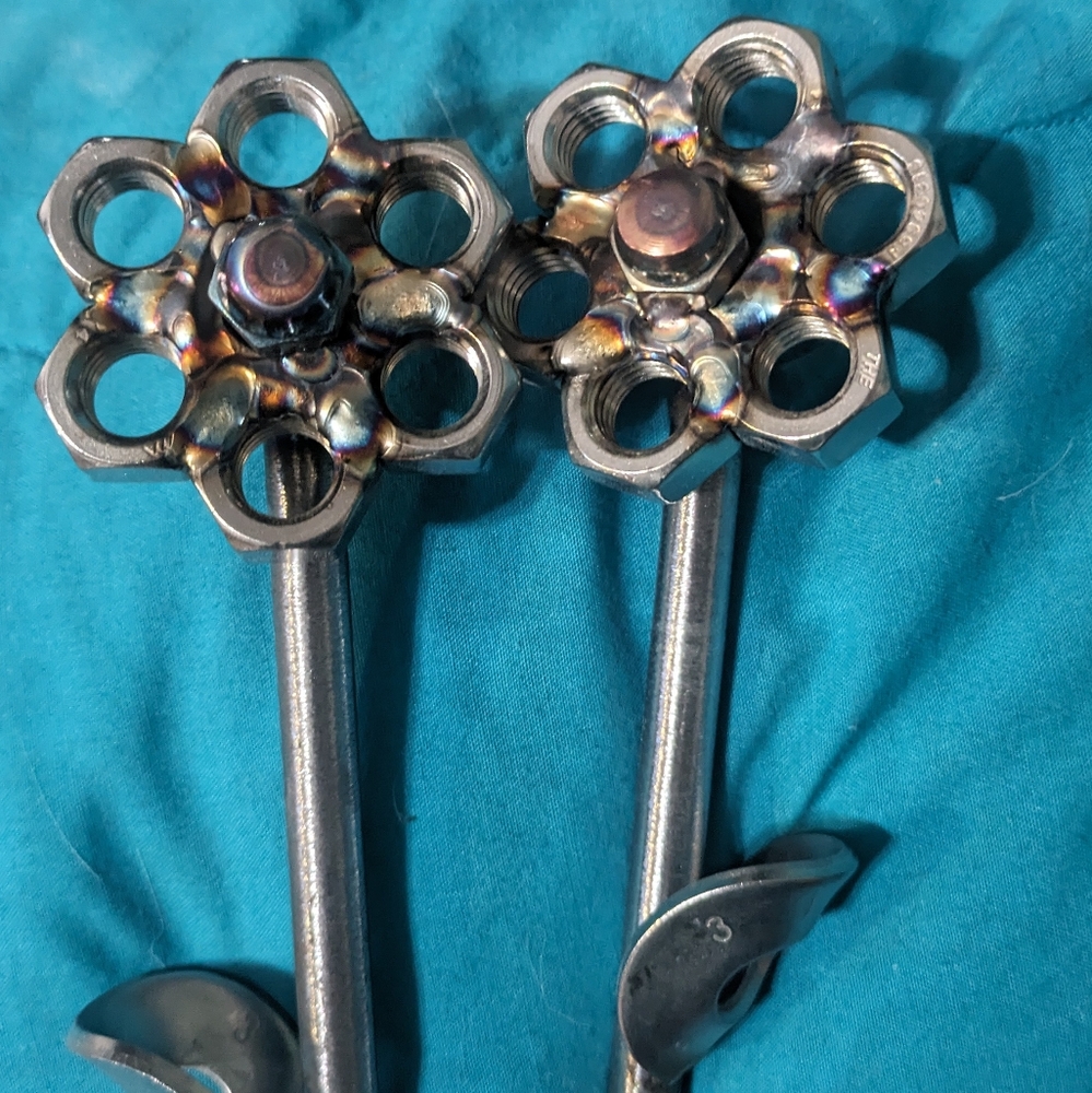 Metal Flower Decor